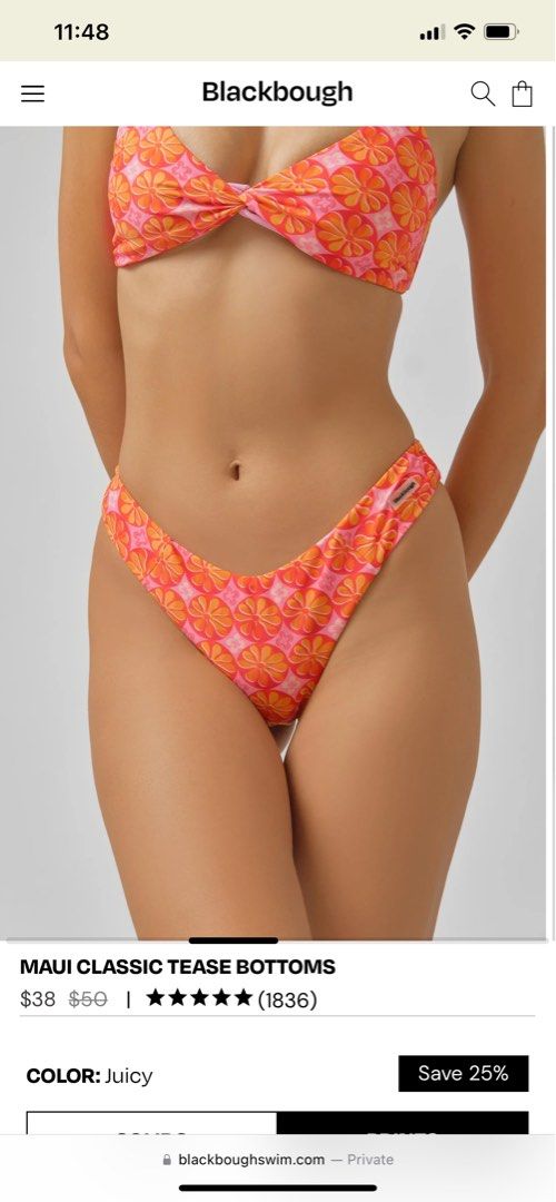 Blackbough Juicy Bikini Set Women S Fashion Swimwear Bikinis