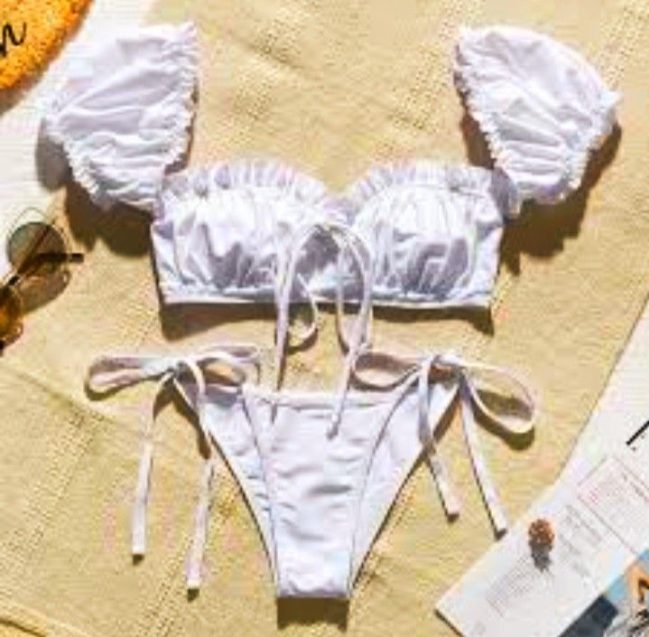 Sexy Bandeau Ruffle Bikini Women S Fashion Swimwear Bikinis
