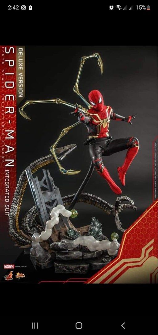 Hot Toys Spiderman No Way Home Integrated Suit Deluxe Version Rushhh Hobbies Toys Toys