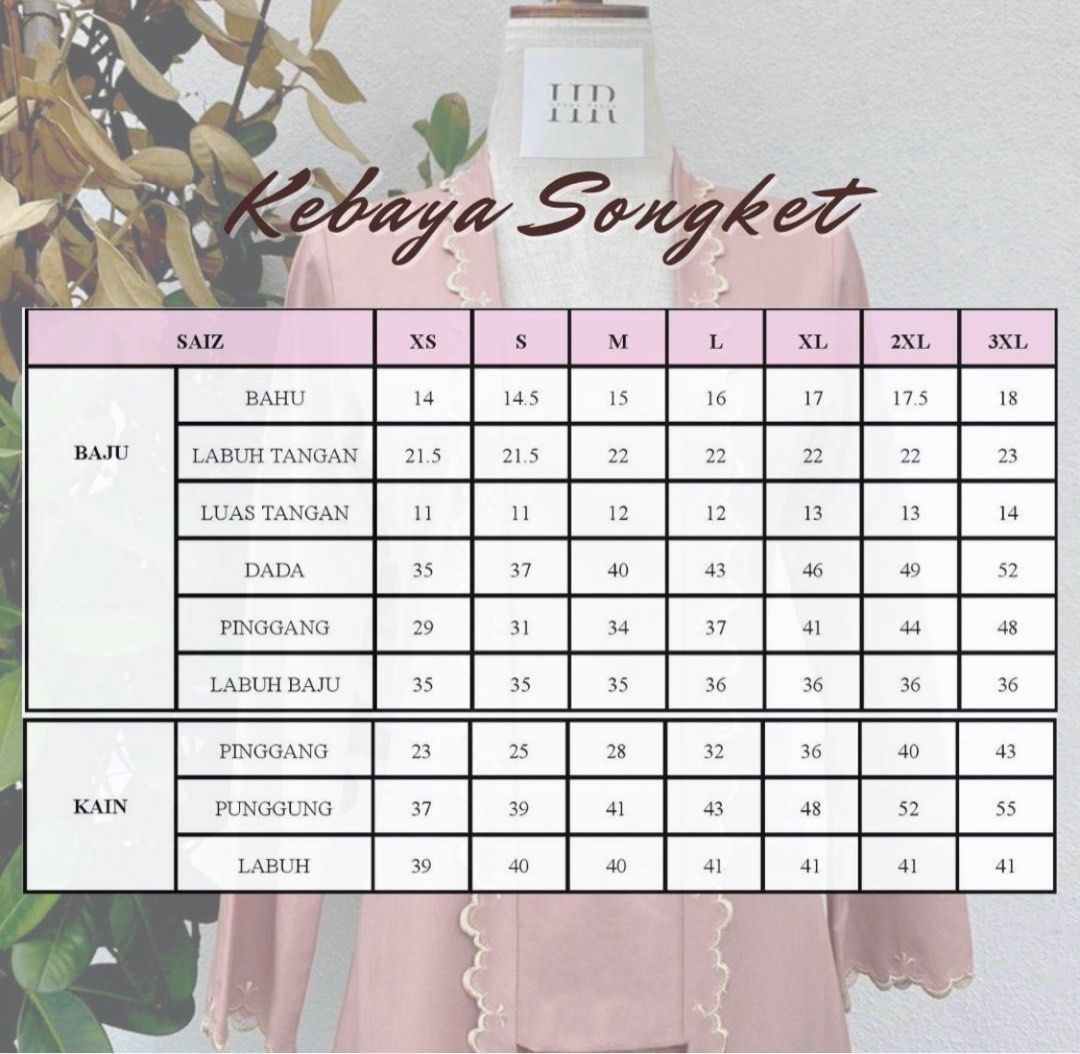 Kebaya Songket Nude Women S Fashion Muslimah Fashion Baju Kurung
