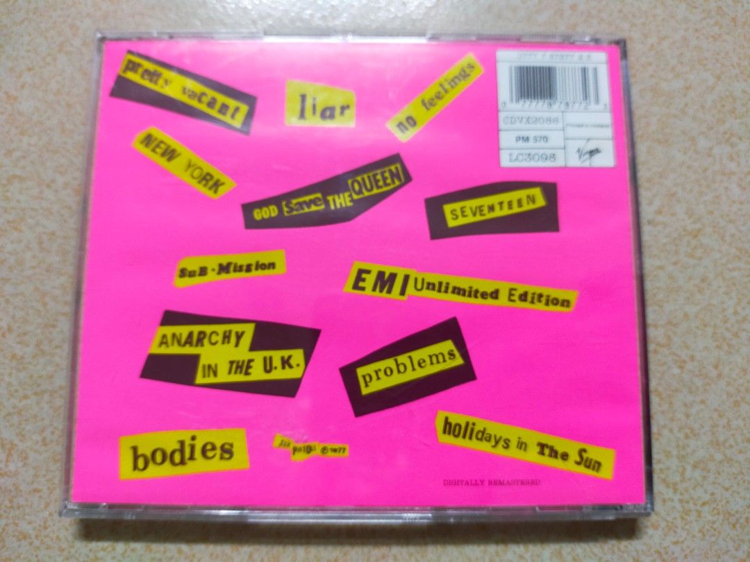 Sex Pistols Nevermind The Bollock Hobbies Toys Music Media CDs