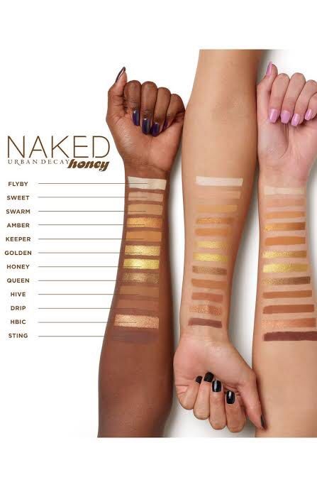 Urban Decay Naked Honey Palette Kesehatan Kecantikan Rias Wajah Di