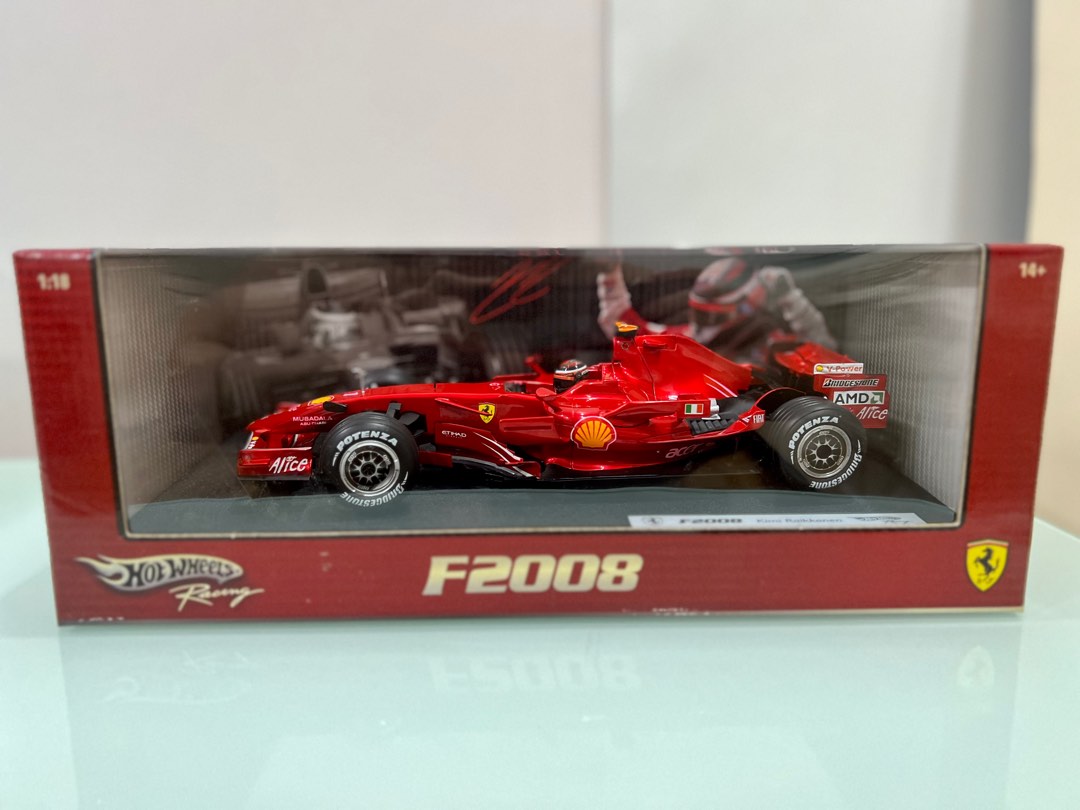 Kimi Raikkonen Ferrari F Hot Wheels Hobbies Toys Toys Games On Carousell