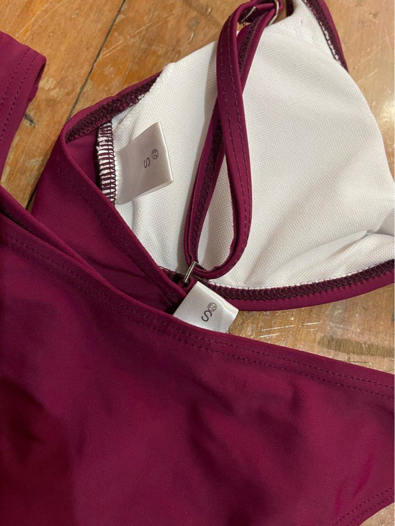 Sexy Cheeky Plum Bikini Set Swimsuit Swimwear Two Piece On Carousell