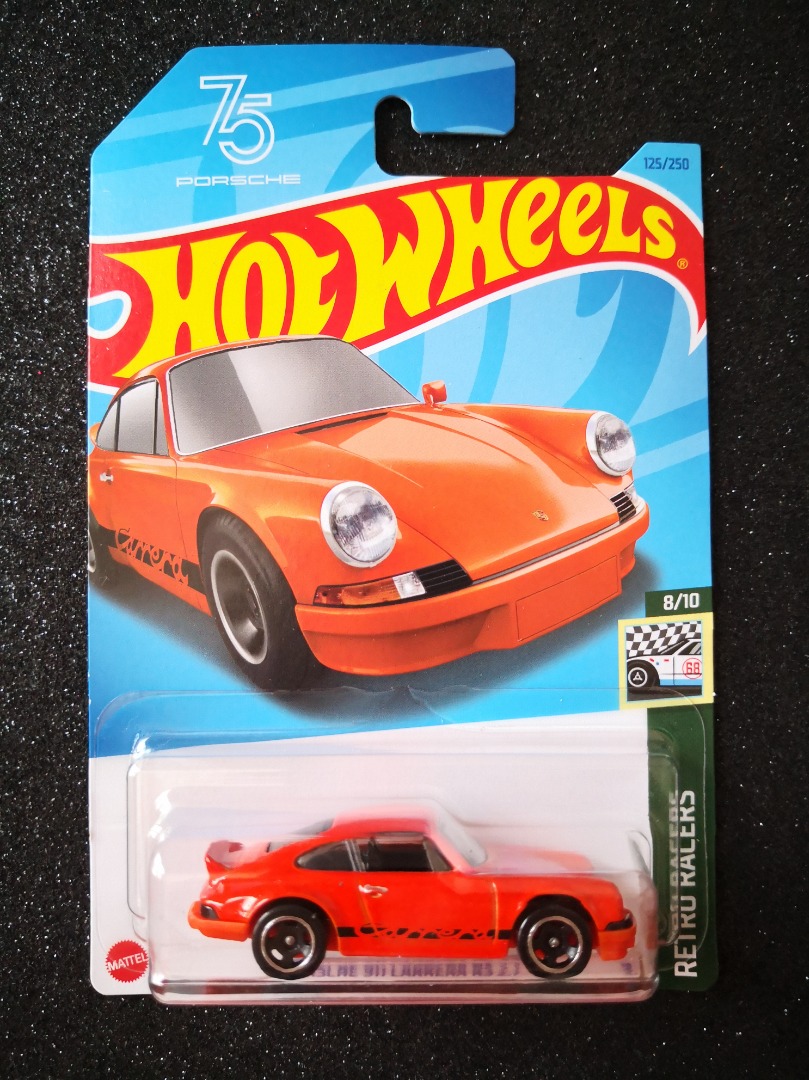 Hot Wheels Porsche 911 Carrera RS 2 7 Orange Hobbies Toys Toys Games On Carousell