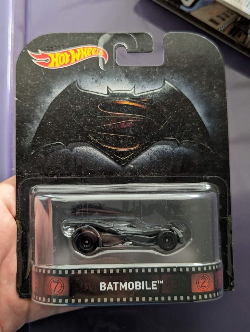 Hot Wheels Replica Entertainment Batman Vs Superman Batmobile Hotwheels Hobbies Toys Toys