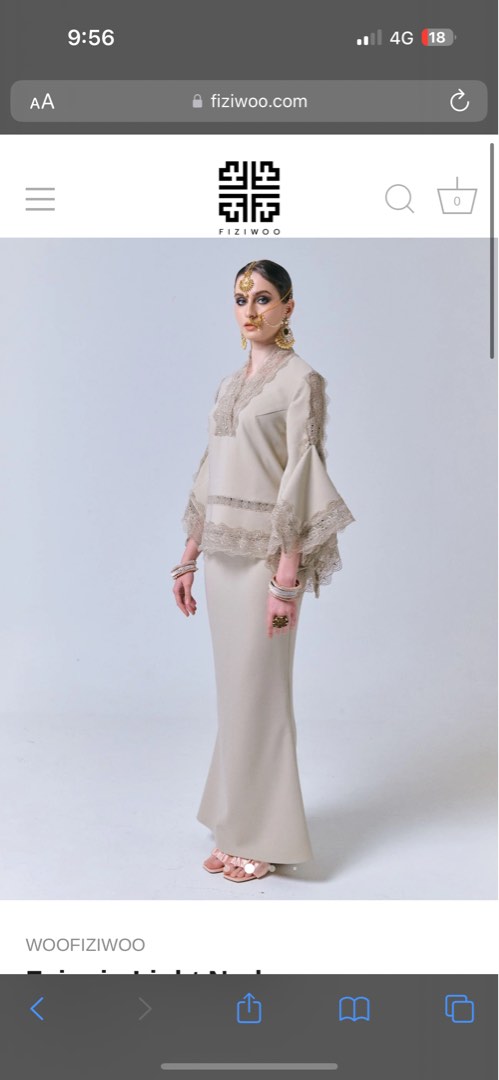 Fiziwoo Zaira In Light Nude Women S Fashion Muslimah Fashion Baju