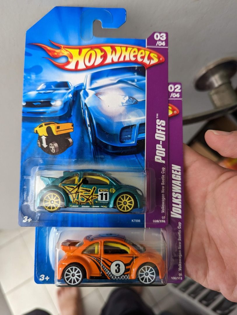 Hot Wheels Volkswagen New Beetle Cup Hotwheels Hobbies Toys Toys Games On Carousell
