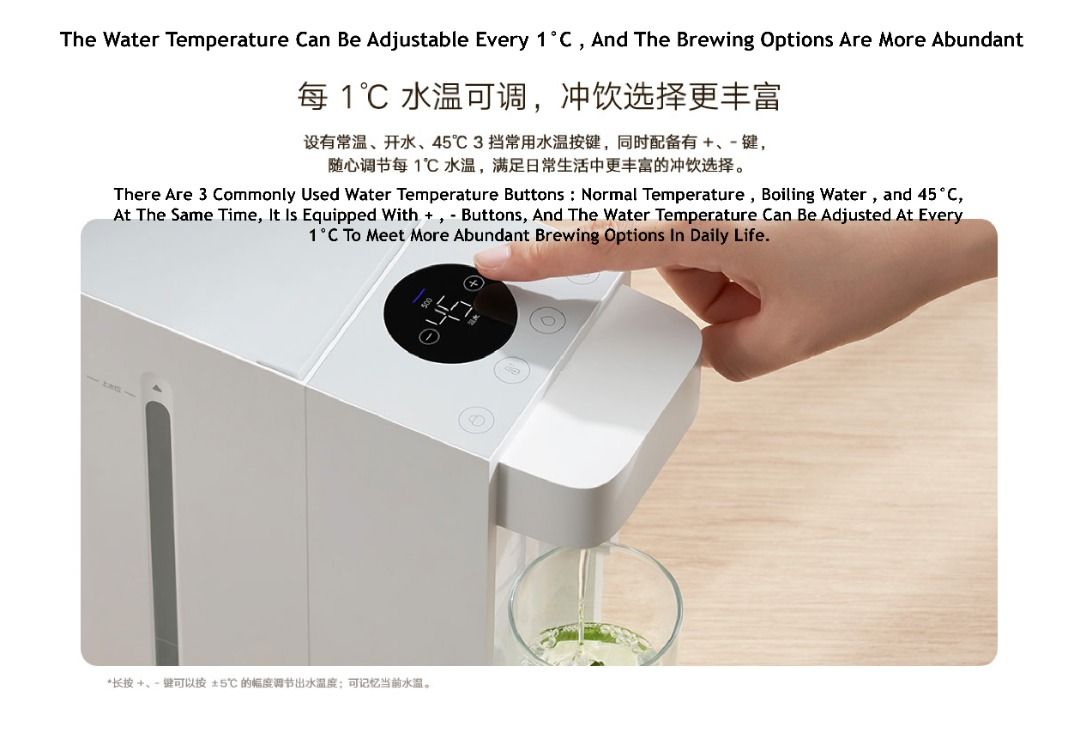 Xiaomi Mijia Water Dispenser S Instant Heating Sec For Hot Water Smart LED Display