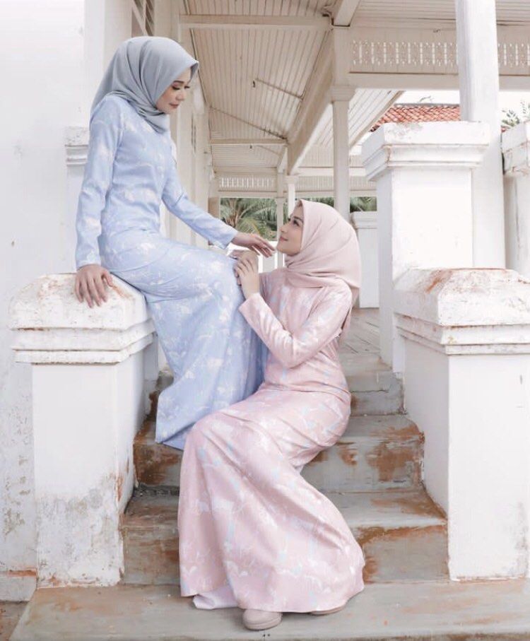 Jemels Arika Kurung In Nude Pink Women S Fashion Muslimah Fashion