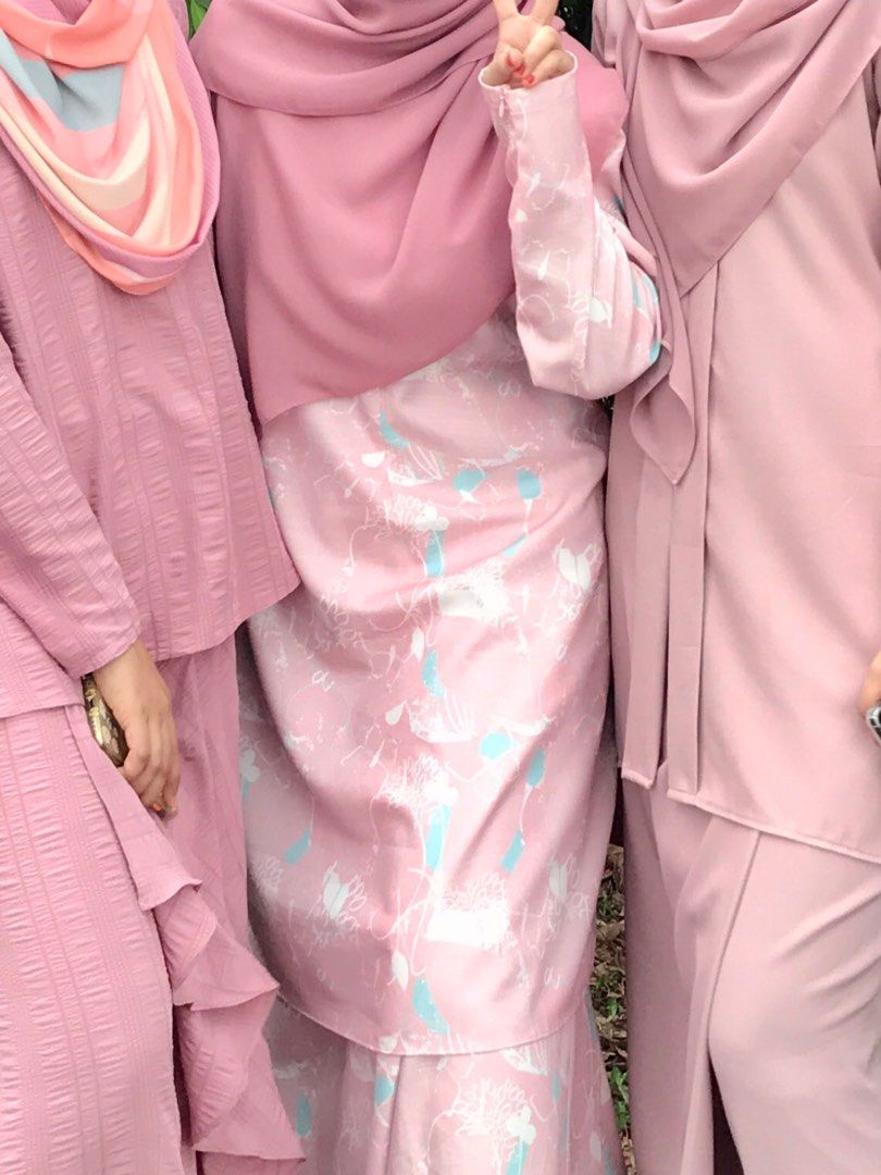Jemels Arika Kurung In Nude Pink Women S Fashion Muslimah Fashion