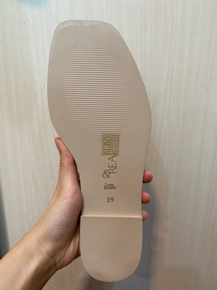 New Love Bonito Nude Flats Women S Fashion Footwear Flats On Carousell