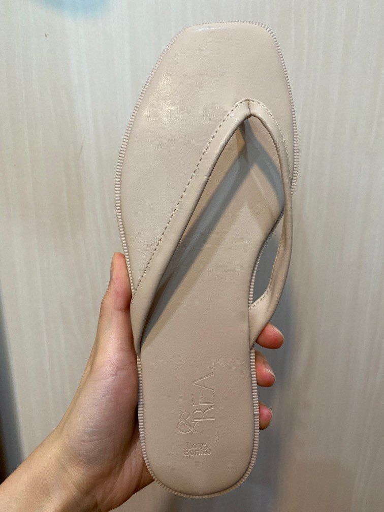 New Love Bonito Nude Flats Women S Fashion Footwear Flats On Carousell