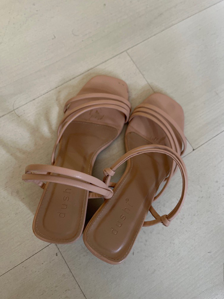 Nude Pink Heels Women S Fashion Footwear Heels On Carousell