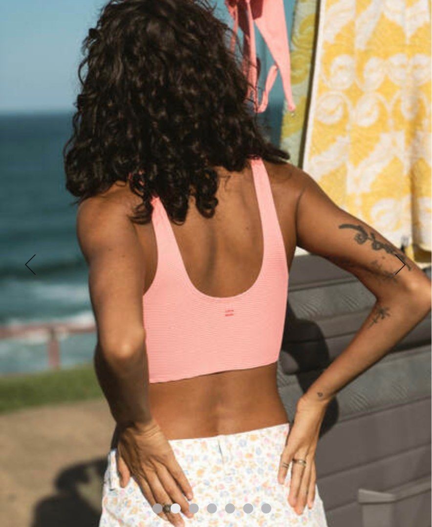 Billabong Tanlines Longer Tank Bikini Top On Carousell