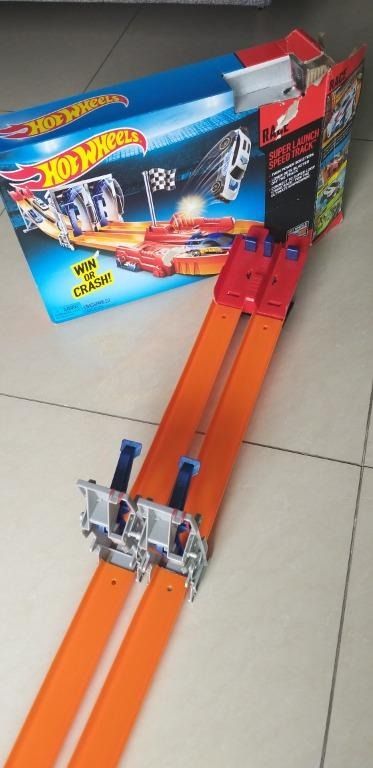 Hot Wheels Super Launch Speed Track Hobbies Toys Toys Games On Carousell