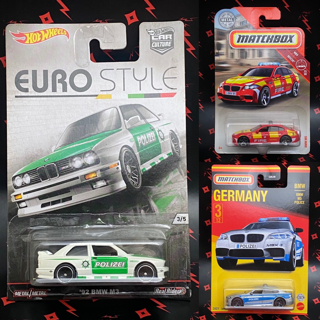 Hot Wheels Bmw M Hotwheels Euro Style Polizei Matchbox Fire Hobbies