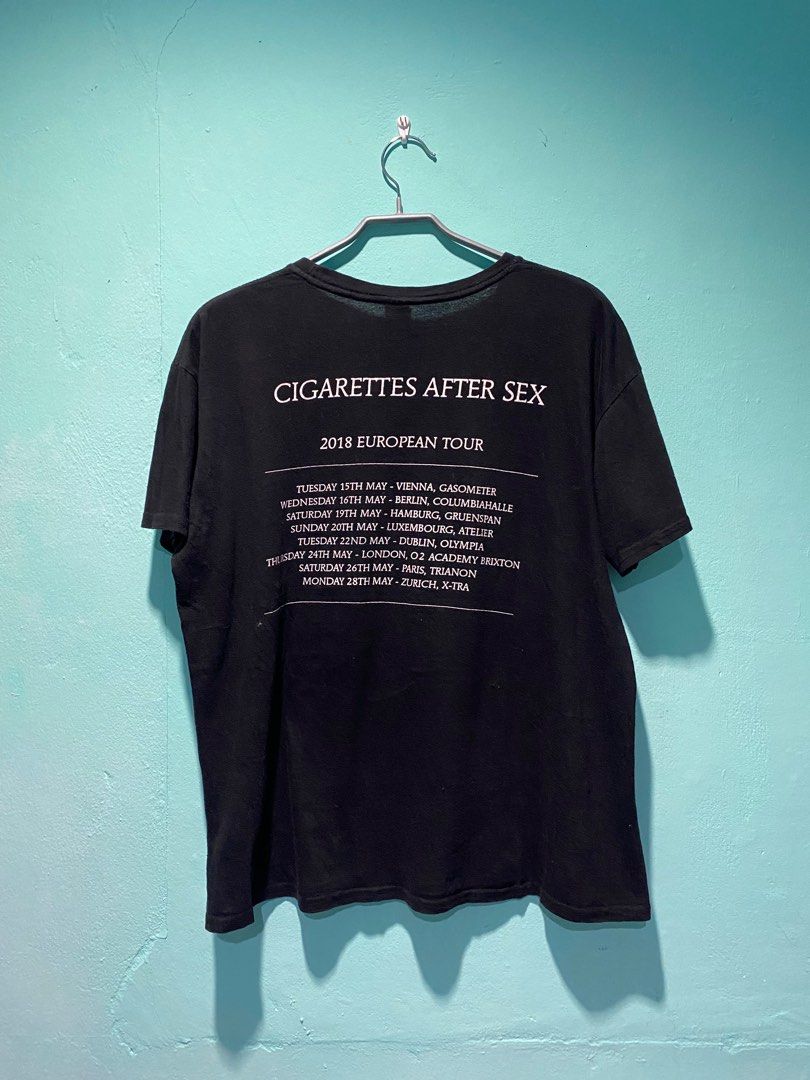 Cigarettes After Sex Tour Band Men S Fashion Tops Sets Tshirts