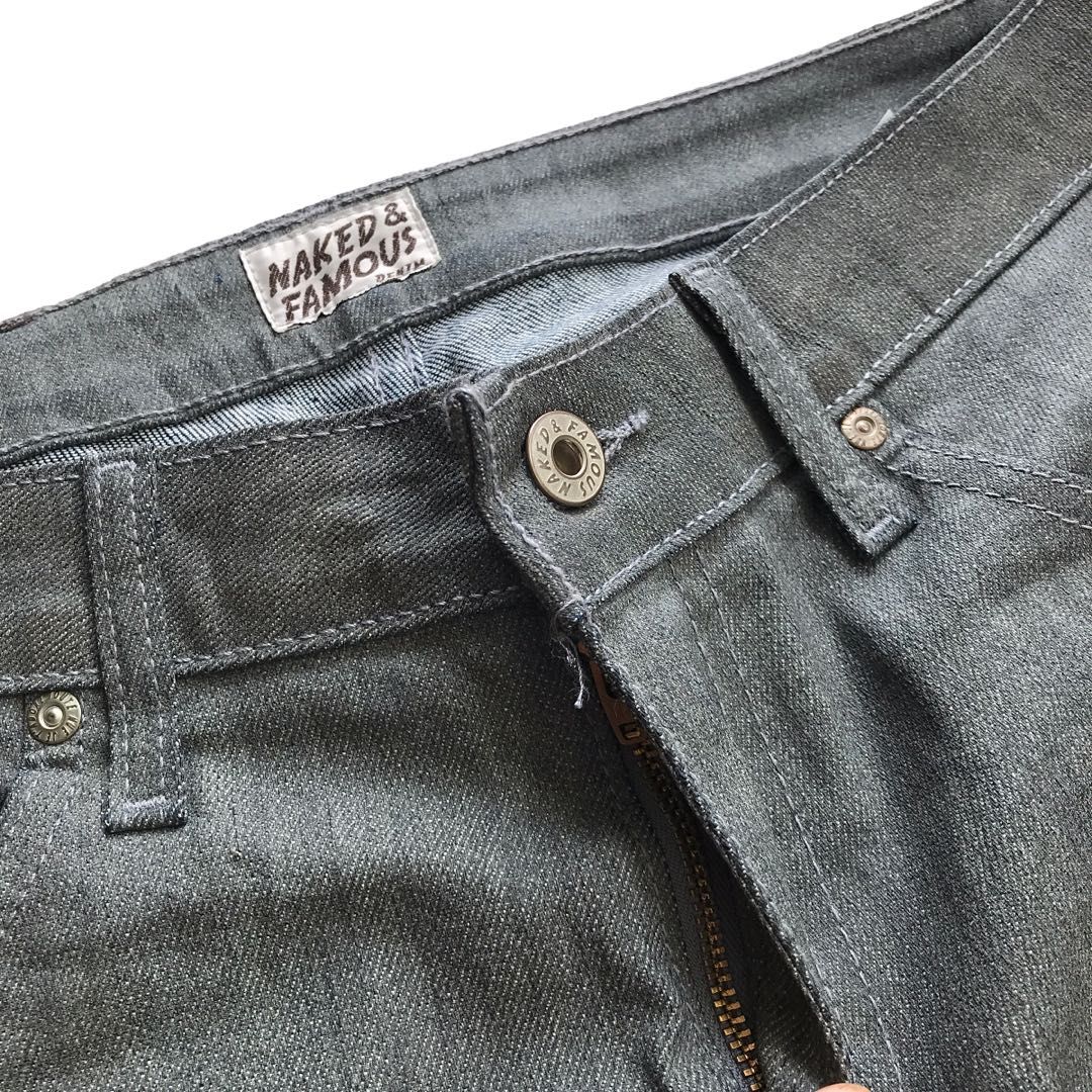 Naked Famous Skinny Guy Glow In The Dark Denim Men S Fashion