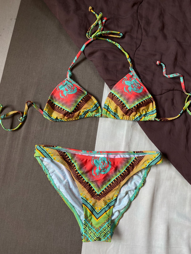 Two Piece String Bikini Women S Fashion Swimwear Bikinis Swimsuits On Carousell