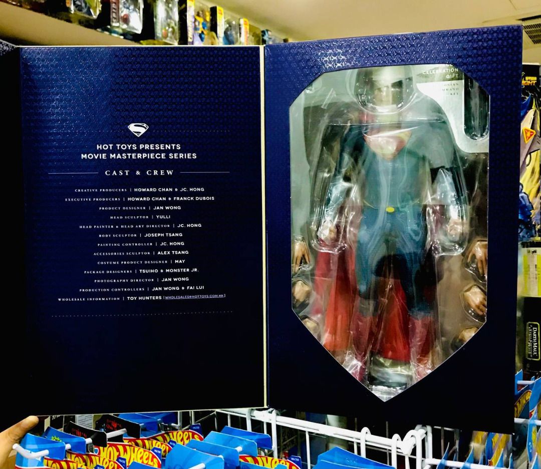 HOT TOYS MMS MOVIE MASTERPIECE DC SUPERMAN MAN OF STEEL RARE