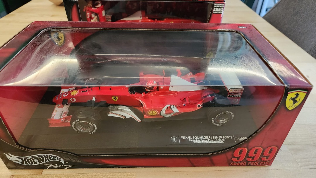 F Edition Hot Wheels Michael Schumacher Grand Prix Points Mint Unopened Hobbies