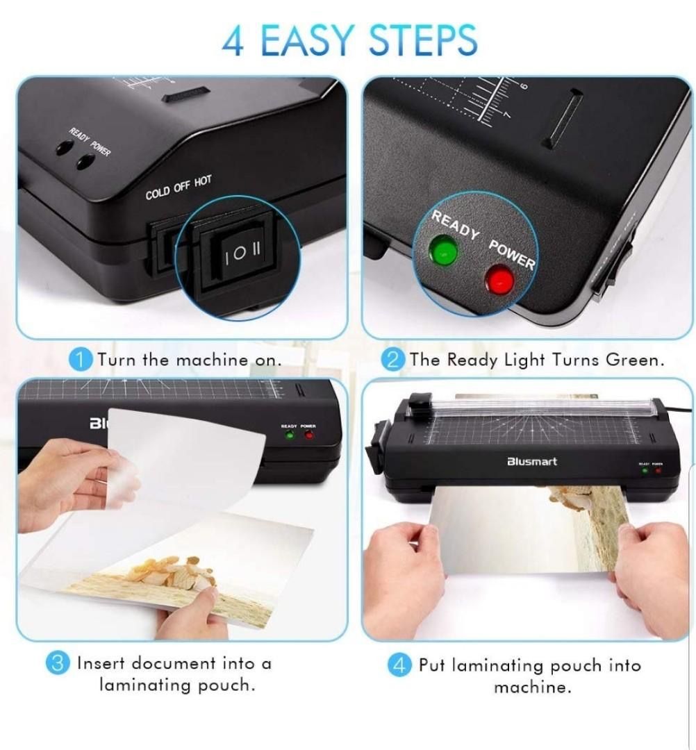 Blusmart Art Dual Mode Hot And Cold A LAMINATOR Hobbies Toys Stationery Craft Stationery