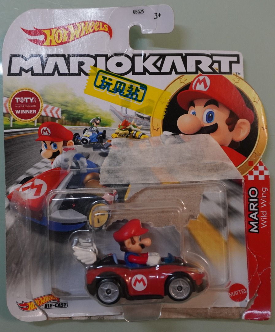 Mario Kart Mario Hotwheels Diecast Nintendo Super Mario Mario Bros Hot Wheels Switch 興趣及
