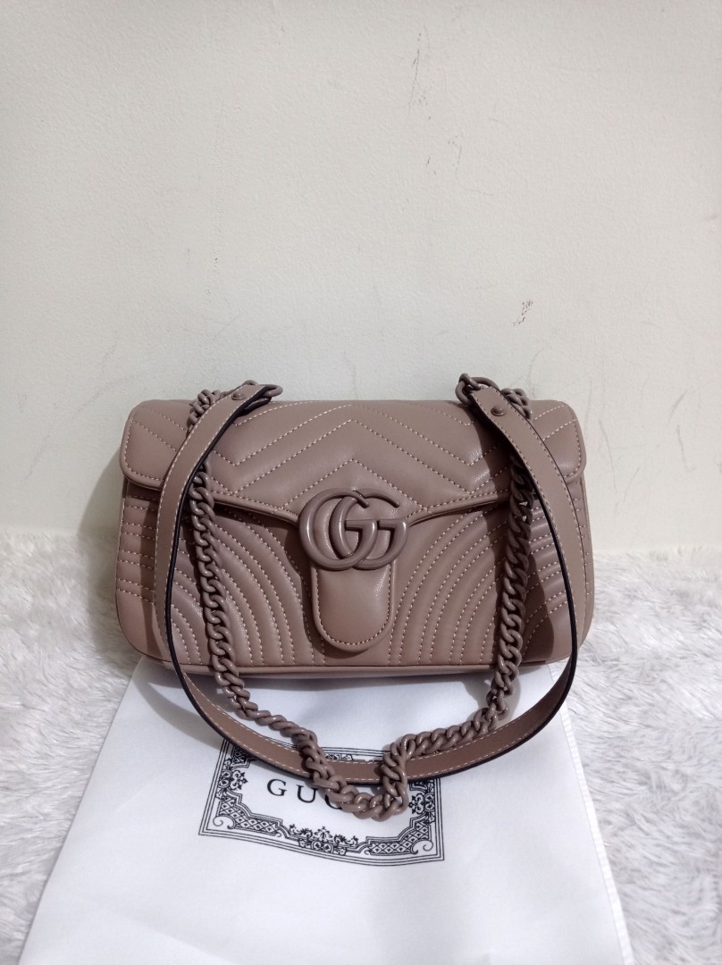 Marmont Nude Barang Mewah Tas Dompet Di Carousell