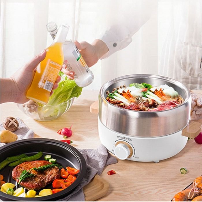 Mistral Multi Functional Electric Hot Pot With Grill MHP3 TV Home Appliances Kitchen