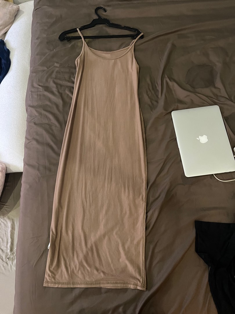 Shein Nude Bodycon Dress On Carousell