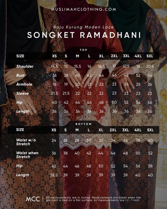 Baju Kurung Lace Songket Nude Mcc Muslimah Clothing Women S