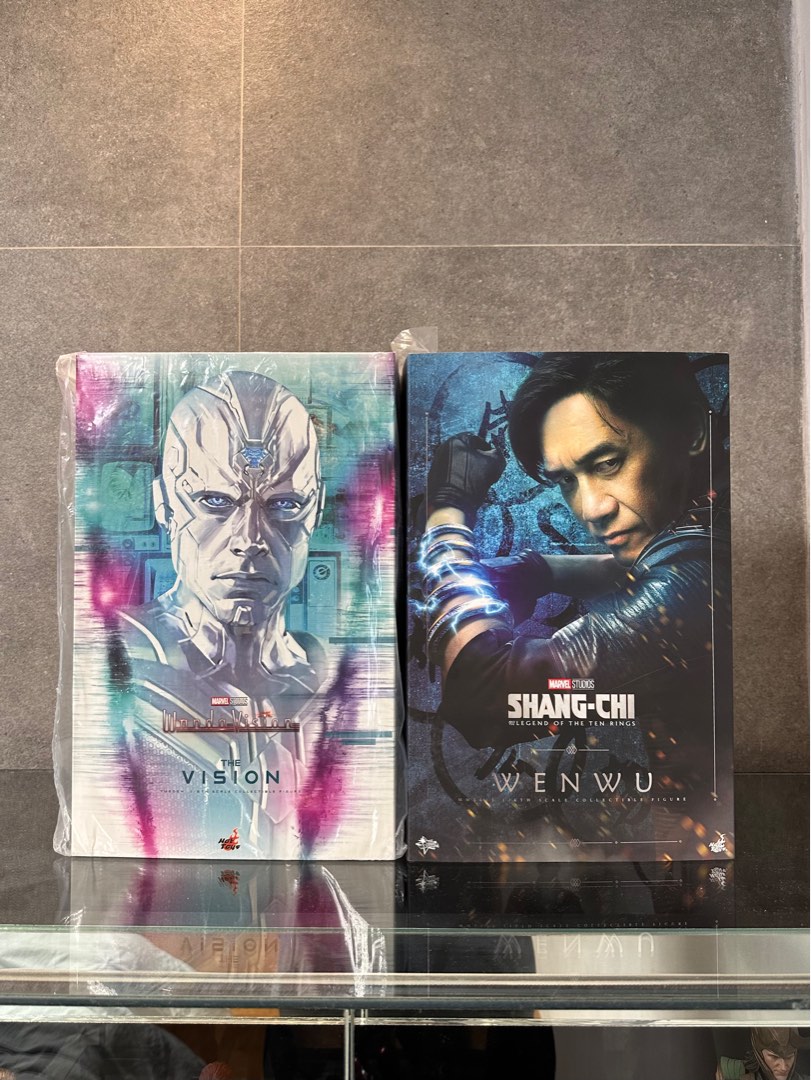 Hot Toys Mcu Figures White Vision And Wenwu Hobbies Toys Toys Games On Carousell