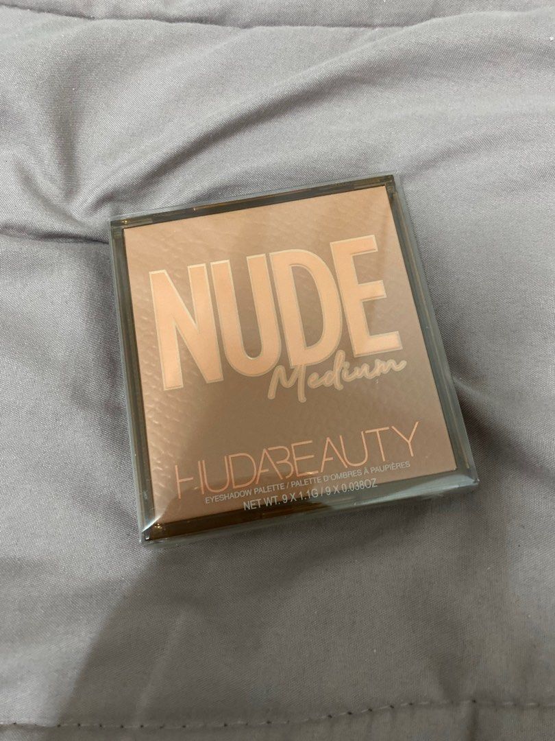 Huda Beauty Nude Medium Eyeshadow Palette Beauty Personal Care Face