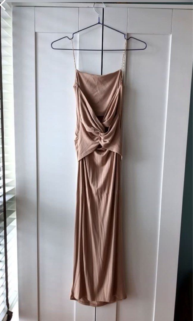 Sexy Date Night Nude Bodycon Dress Women S Fashion Dresses Sets