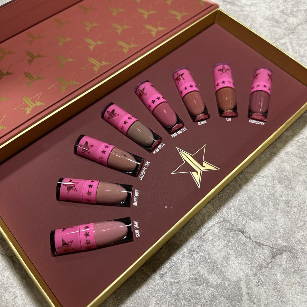 Jeffree Star 八入迷你唇釉組 Mini Nude Bundle 美妝保養 臉部護理 面部 化妝品在旋轉拍賣