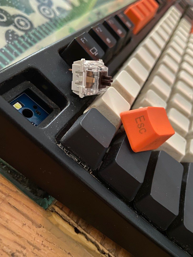 Royalkludge Keys Hot Swappable Computers Tech Parts Accessories Computer Keyboard