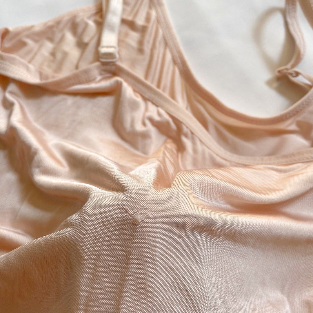 Basic Lingerie Sleepwear Baju Tidur Peach Fesyen Wanita Pakaian
