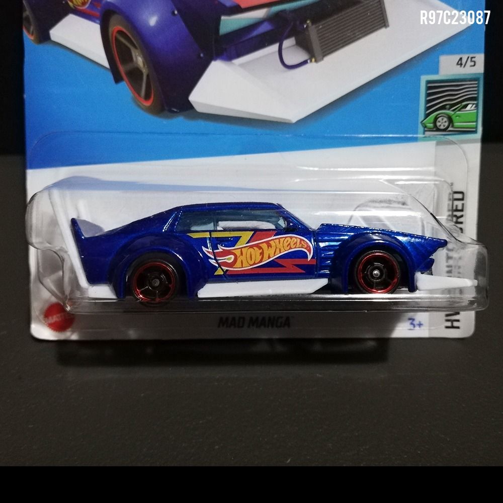 Mad Manga Hot Wheels Hw Contoured Royal Blue New Sealed On Carousell