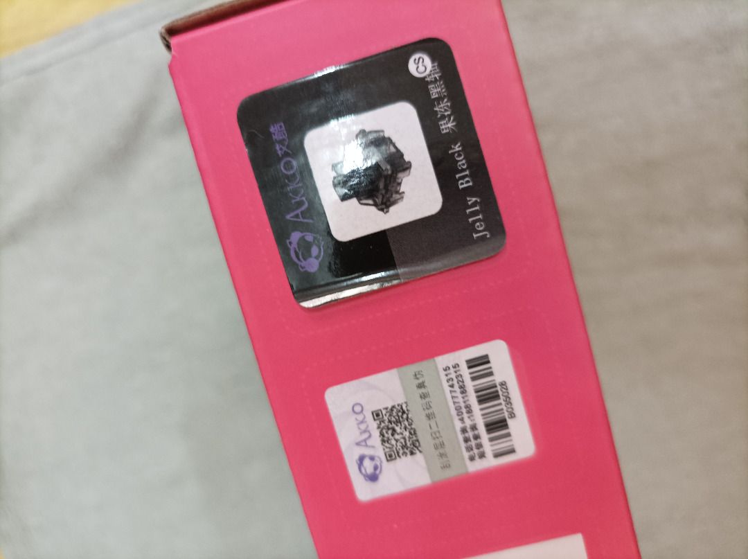 AKKO ACR98 MINI RGB HOT SWAPPABLE ACRYLIC MECHANICAL KEYBOARD BLACK PINK JELLY BLACK SWITCH