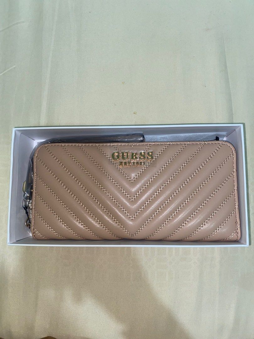 Guess Wallet Nude Pink Barang Mewah Tas Dompet Di Carousell