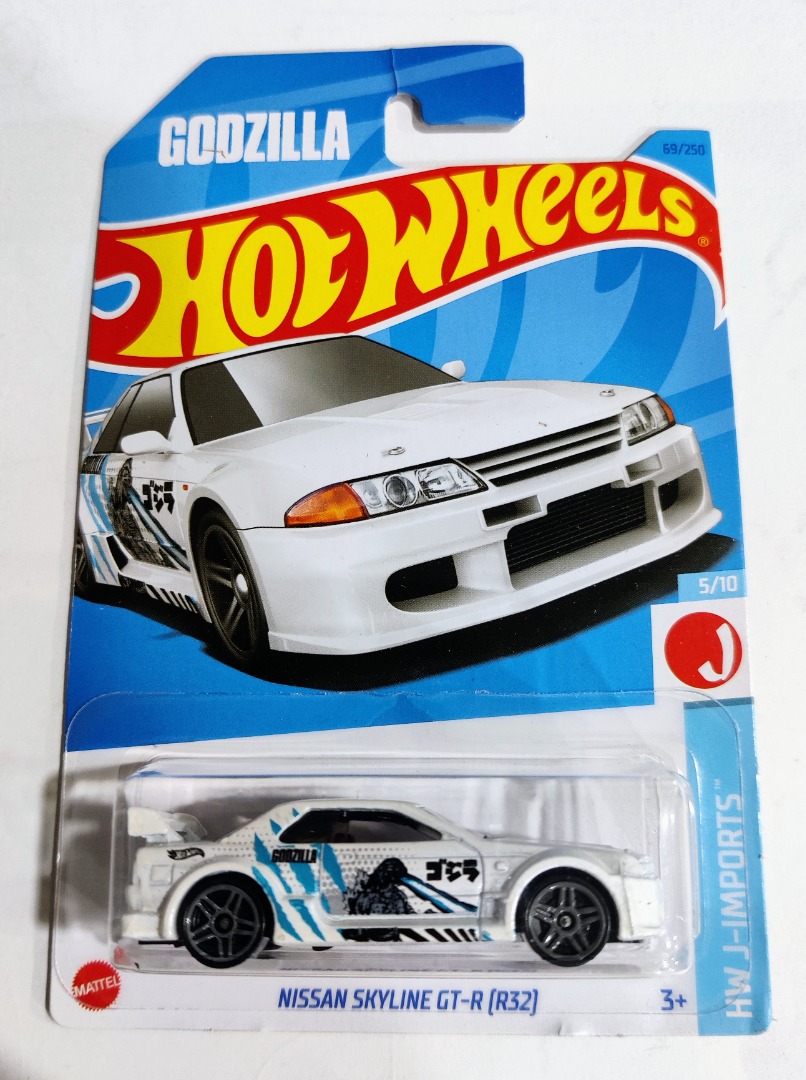 Hot Wheels Nissan Skyline GT R R32 Hw J Imports Godzilla White Hobbies Toys Toys Games On