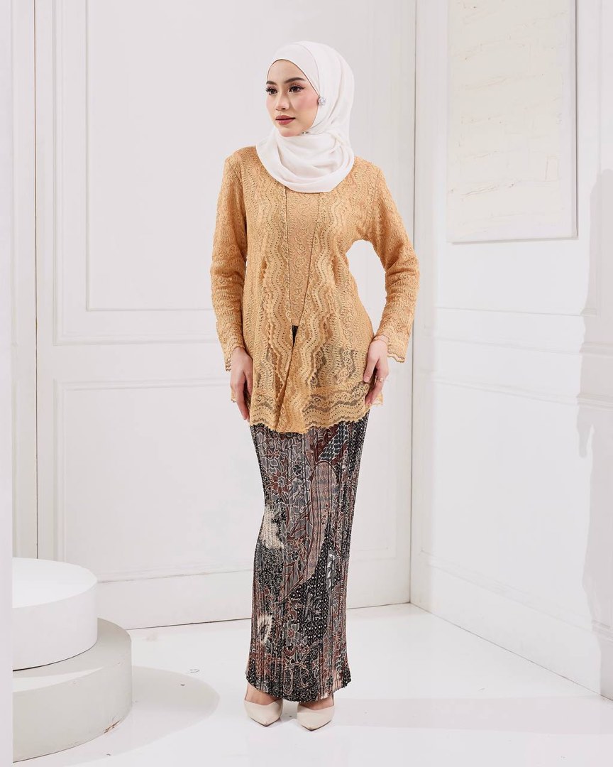 Lovisa Kebaya In Nude Brown Women S Fashion Muslimah Fashion Baju