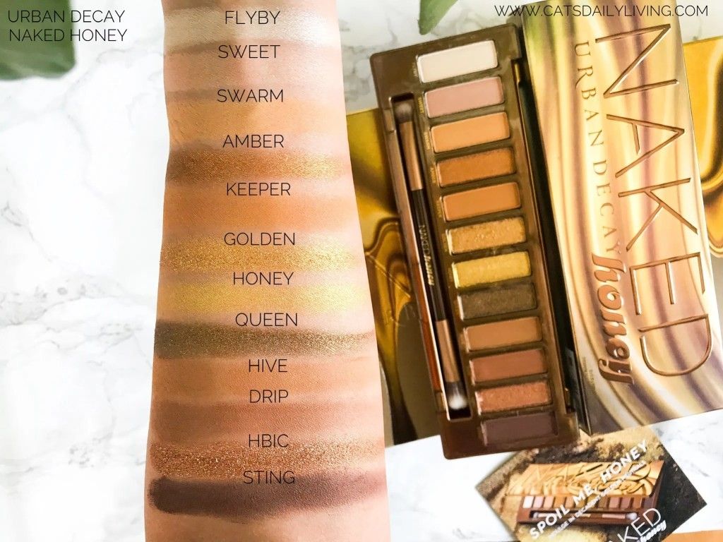 Urban Decay Naked Honey Eyeshadow Palette Kesehatan Kecantikan Rias