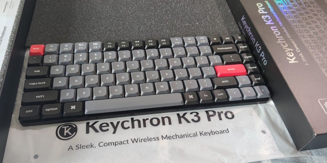 Keychron K3 Pro Hot Swappable RGB Keyboard 電腦科技 電腦周邊及配件 電腦滑鼠及相關產品 Carousell
