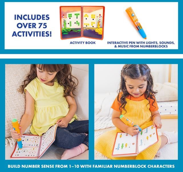 Bnib Educational Insights Hot Dots Numberblocks Workbook Numbers With Interactive Pen