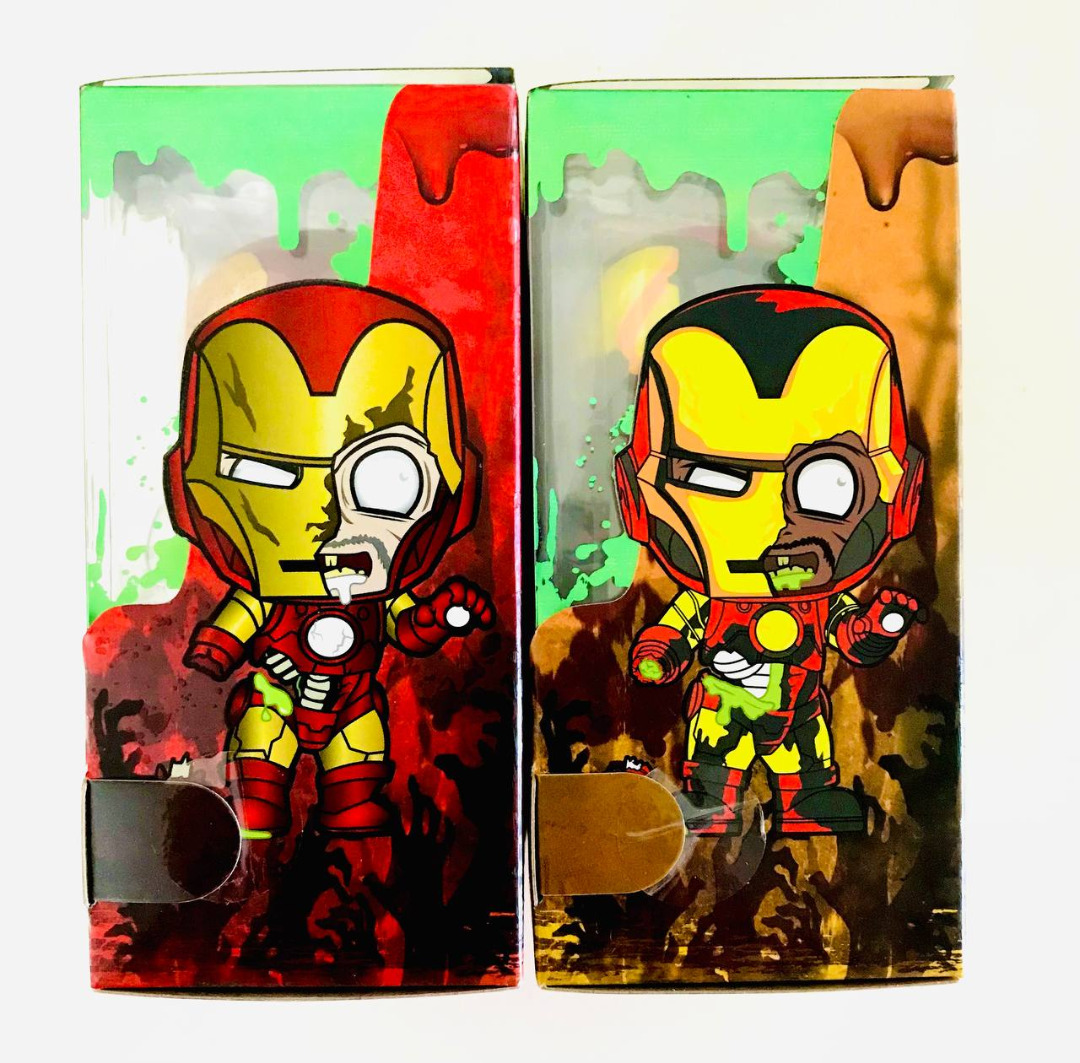 HOT TOYS MARVEL ZOMBIES COSBABY BOBBLE HEAD SERIES COSB IRON MAN