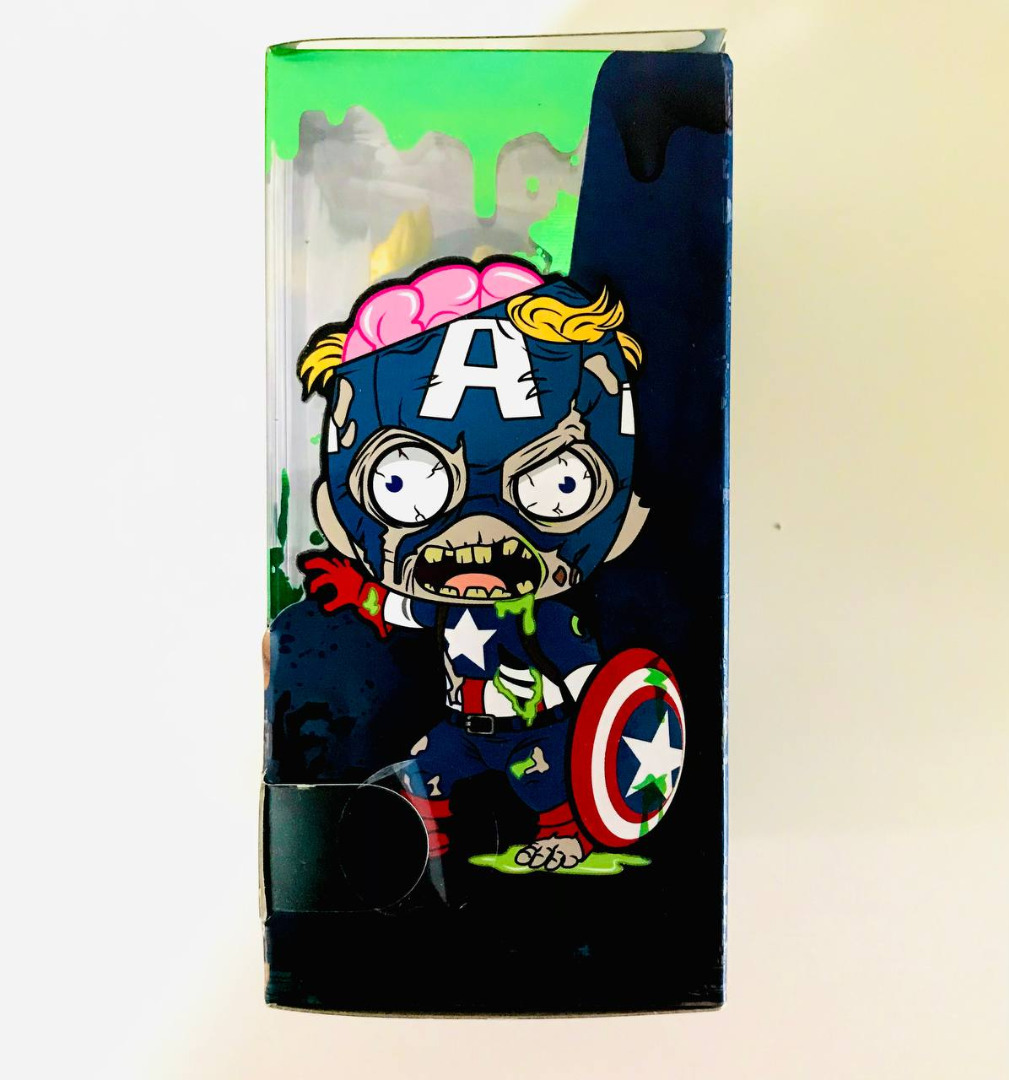 HOT TOYS MARVEL ZOMBIES COSBABY BOBBLE HEAD SERIES COSB CAPTAIN