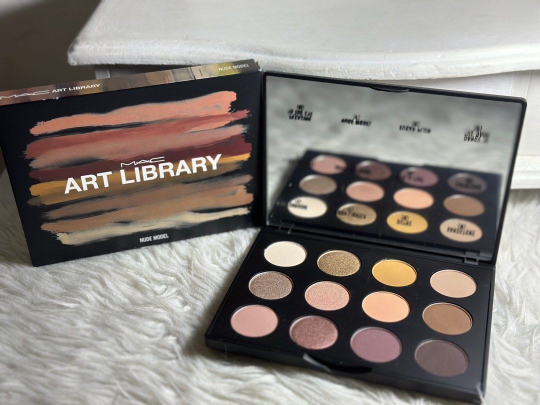Mac Eyeshadow Art Library Nude Model Beauty Personal Care Face