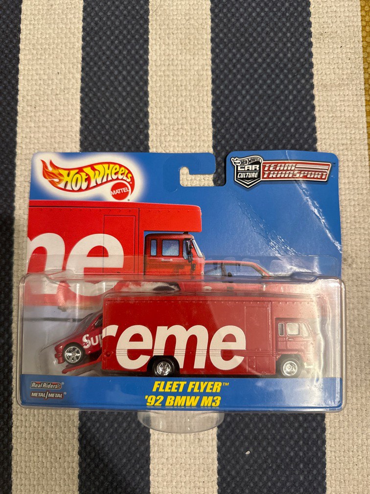 Hot Wheels X Supreme Fleet Flyer 92 BMW M3 Hobbies Toys Toys Games On Carousell